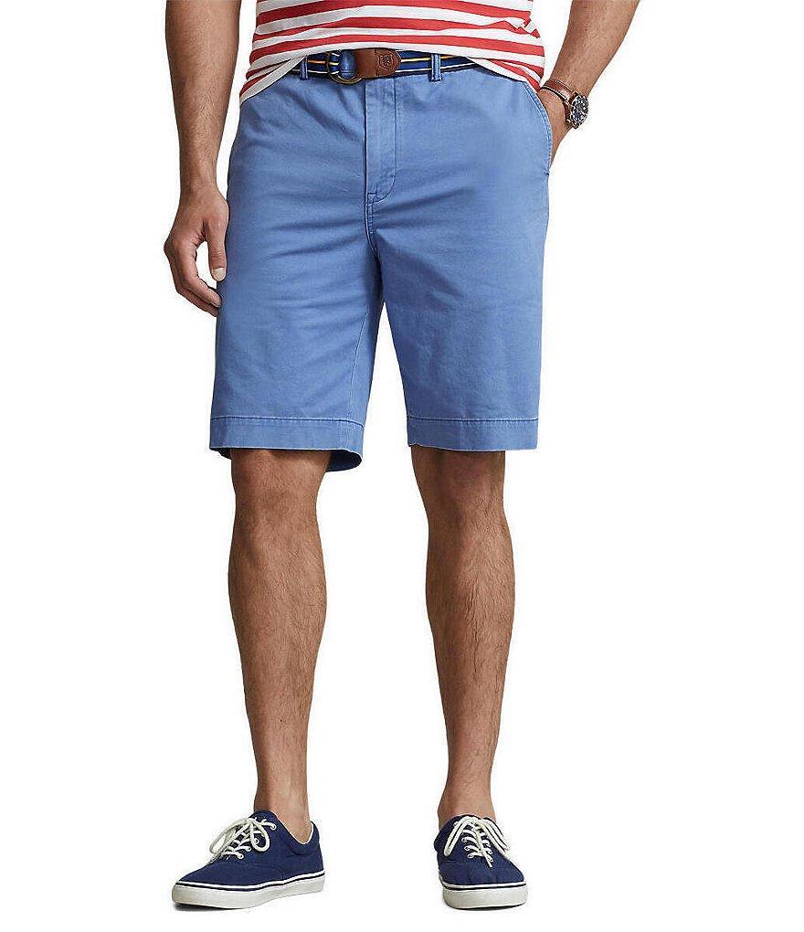 Polo Ralph Lauren Big & Tall 9.5#double; and 10.5#double; Inseam Stretch Twill Shorts Product Image