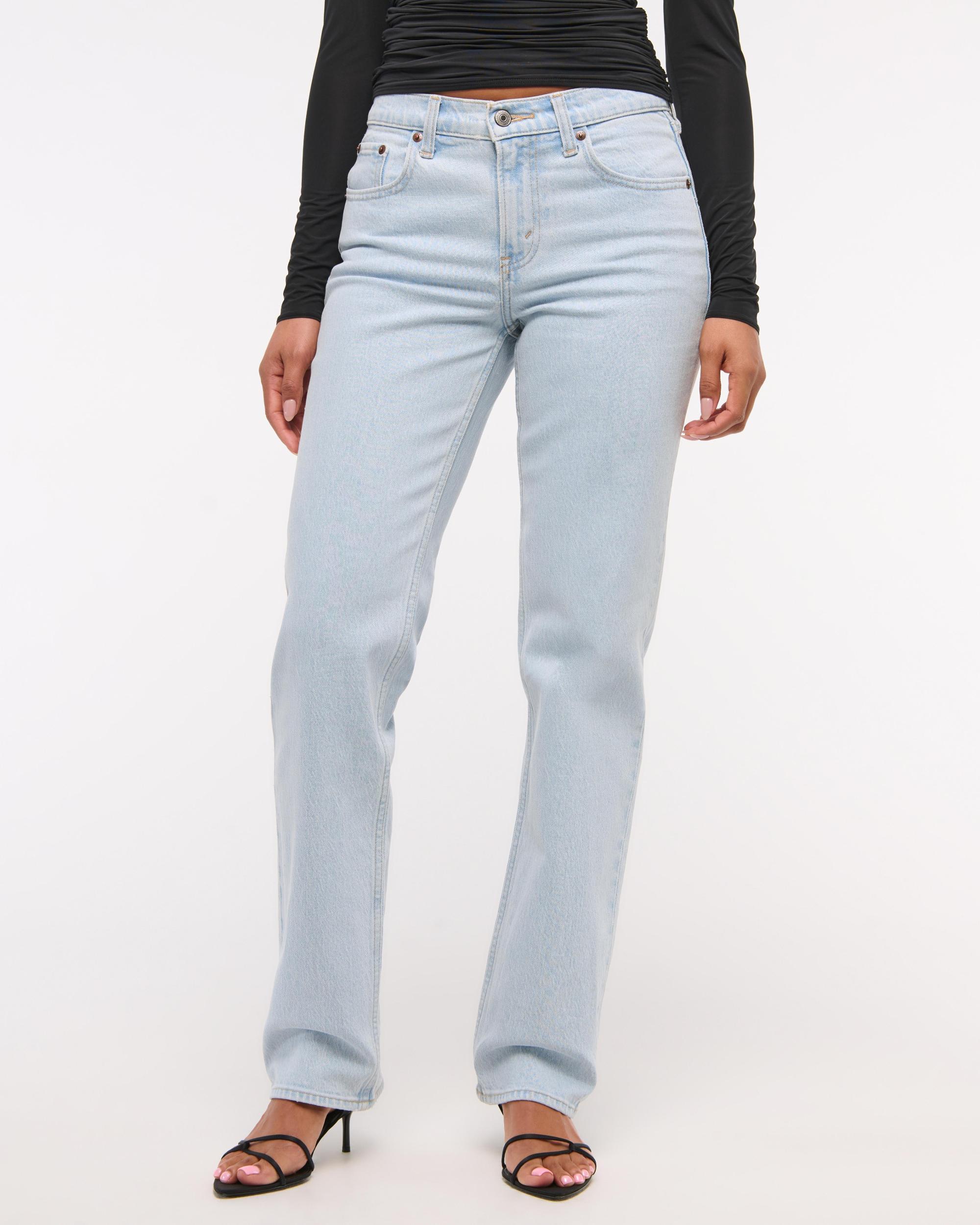 Mid Rise 90s Straight Jean Product Image