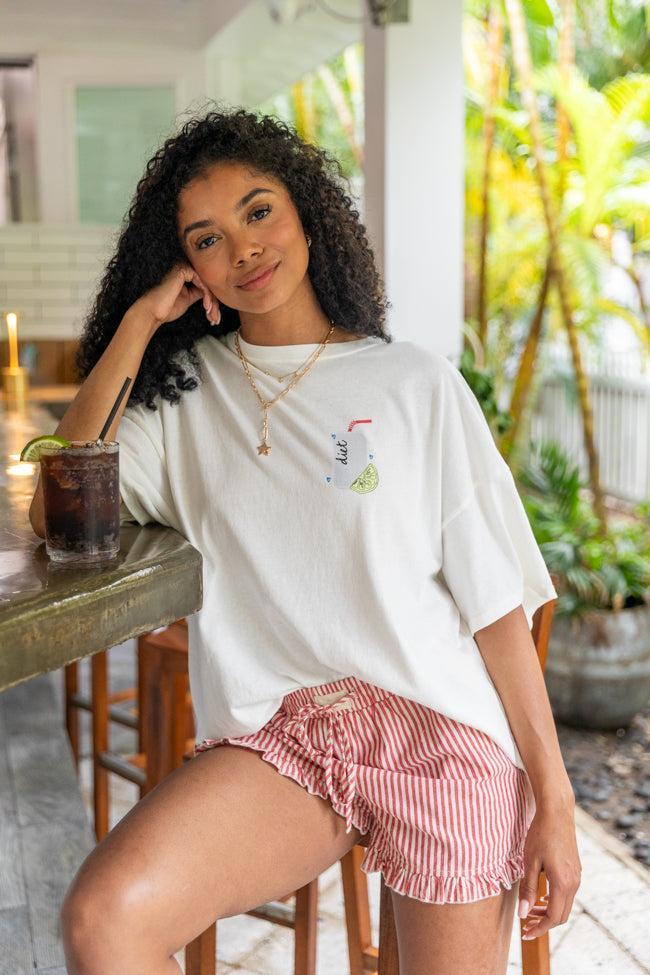 Diet Soda Off White Hyfve Oversized Graphic Tee Product Image