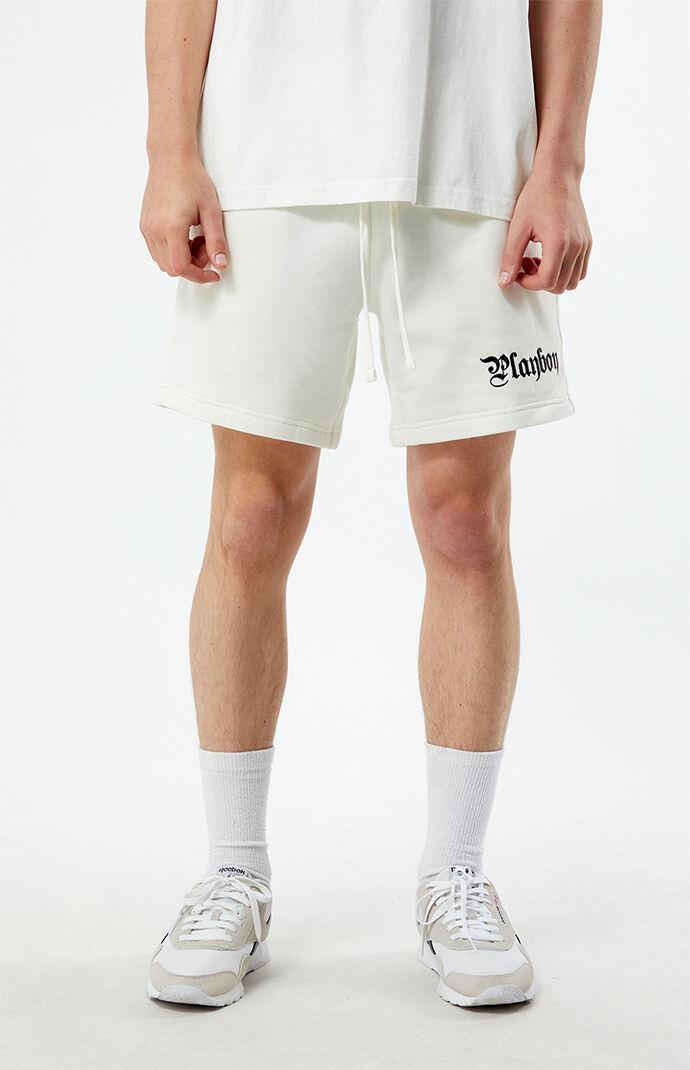 Playboy By PacSun Mens Engingeered Fleece Shorts Product Image