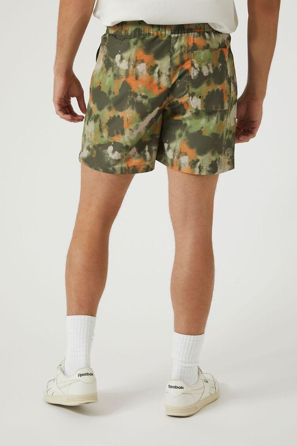 Watercolor Print Swim Trunks | Forever 21 Product Image
