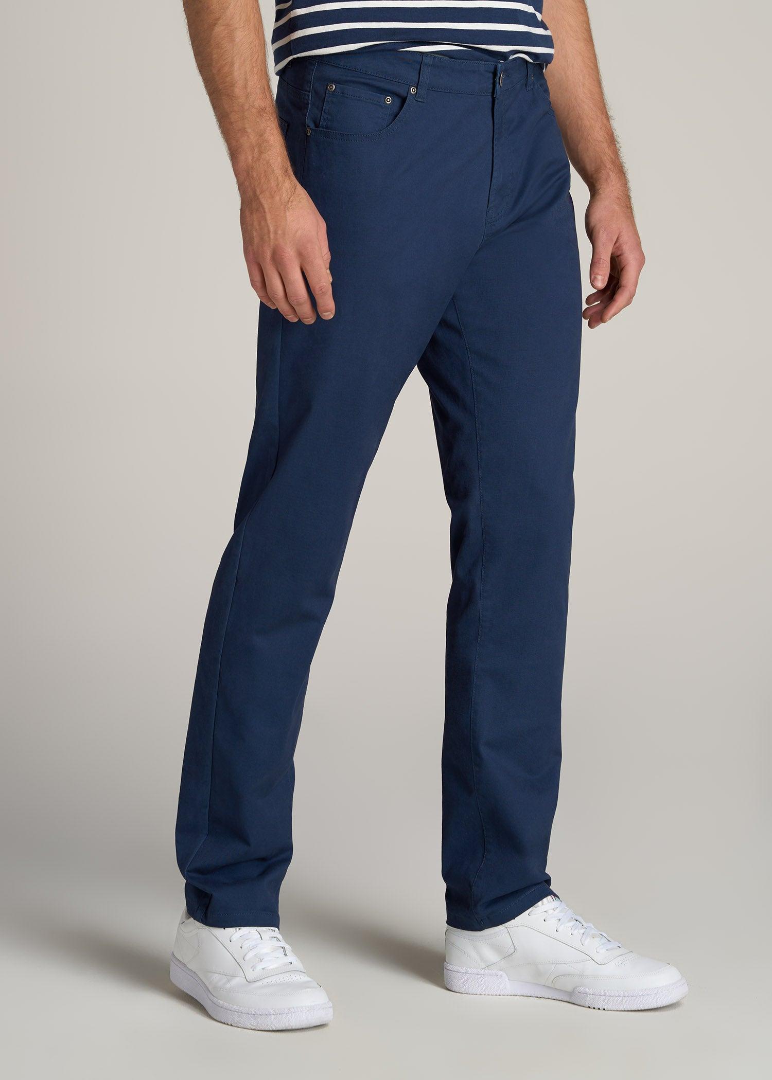 J1 STRAIGHT Leg Five-Pocket Pants for Tall Men in Camo Green Product Image