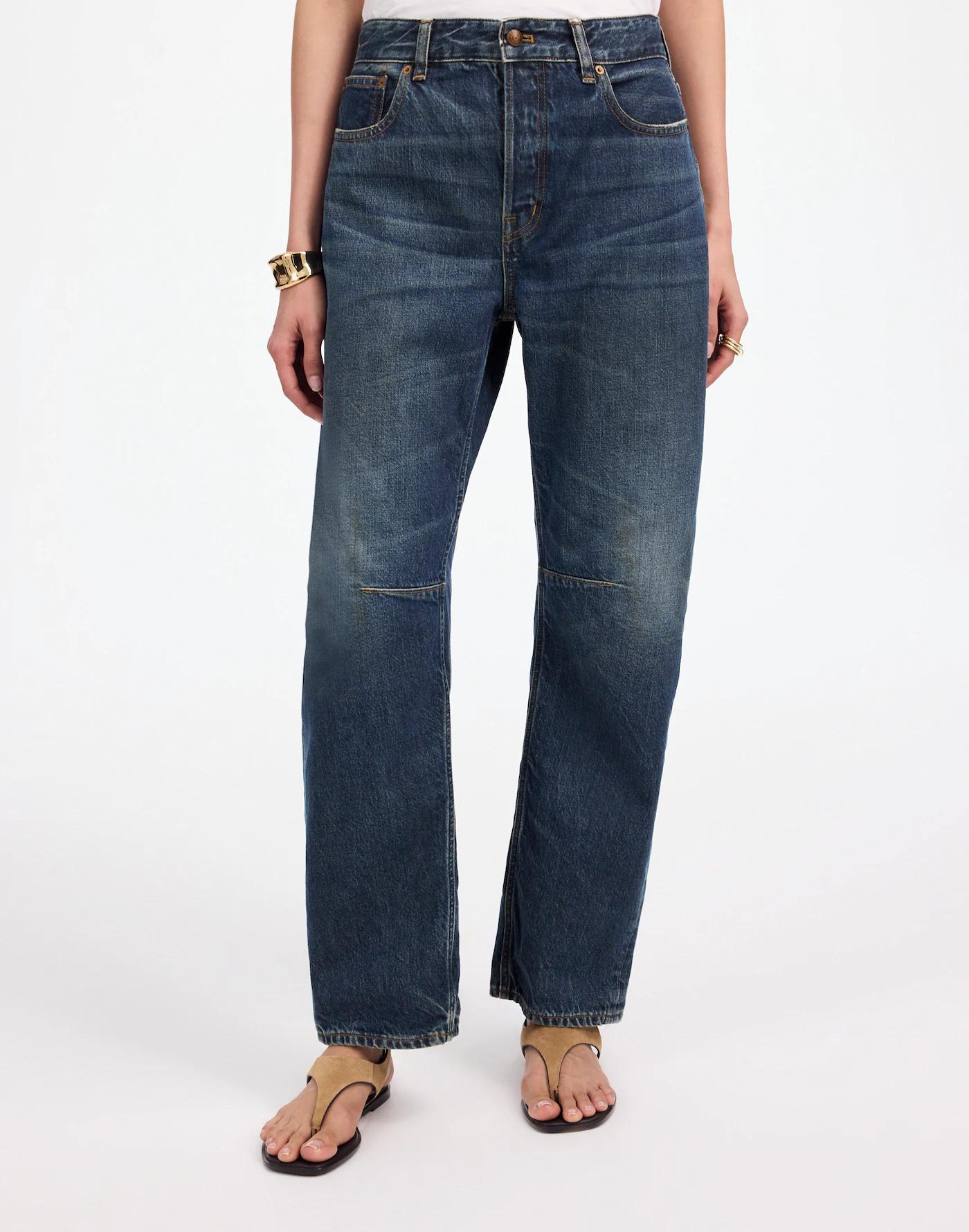 The Darted Barrel-Leg Jean Product Image