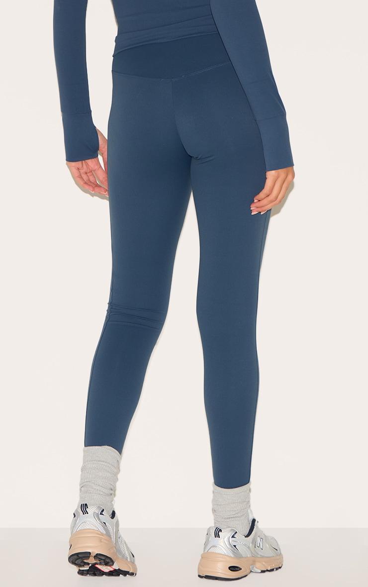 Midnight Blue Ultimate Sculpt High Waist Gym Leggings Product Image