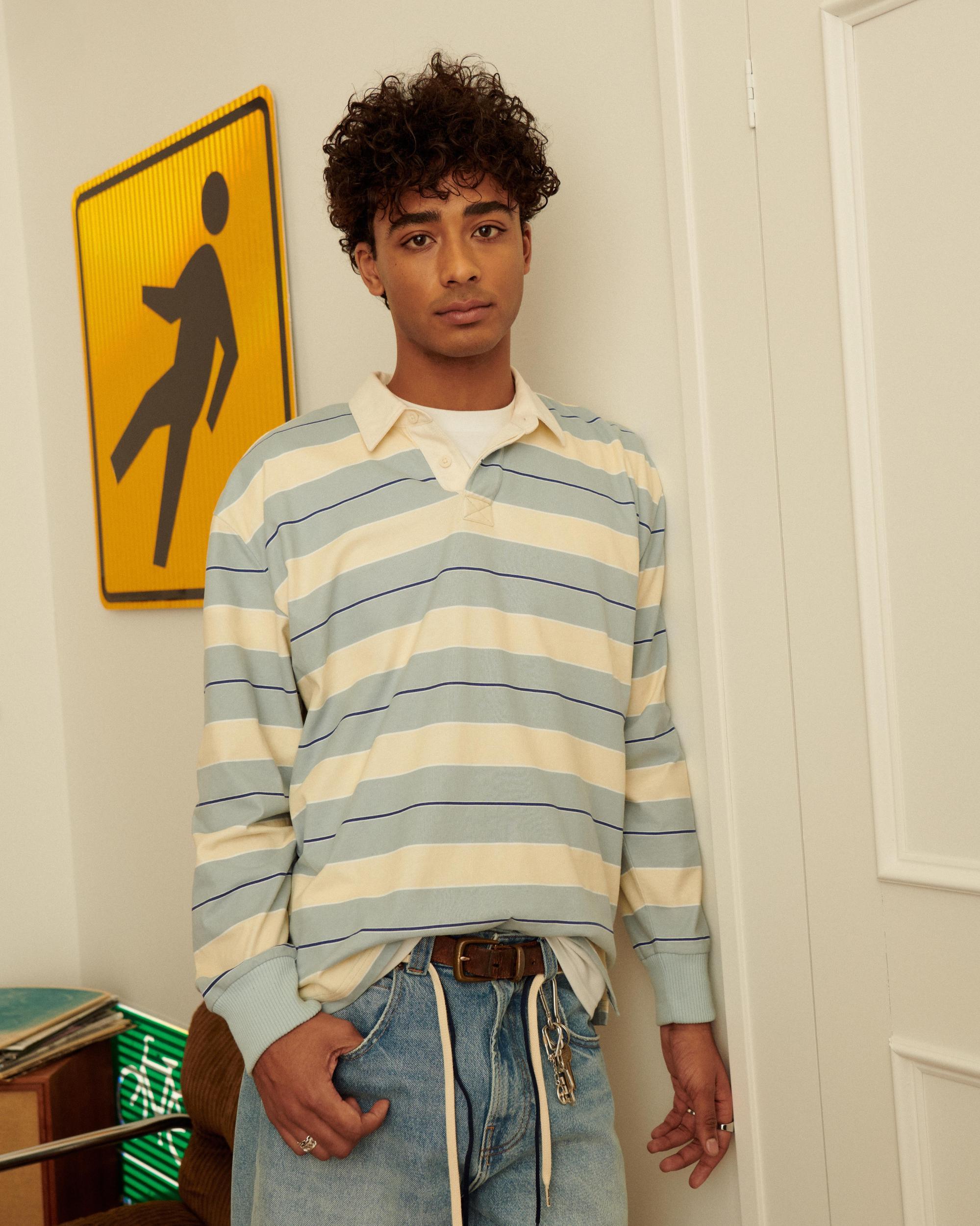 Boxy Heavyweight Rugby Polo Product Image