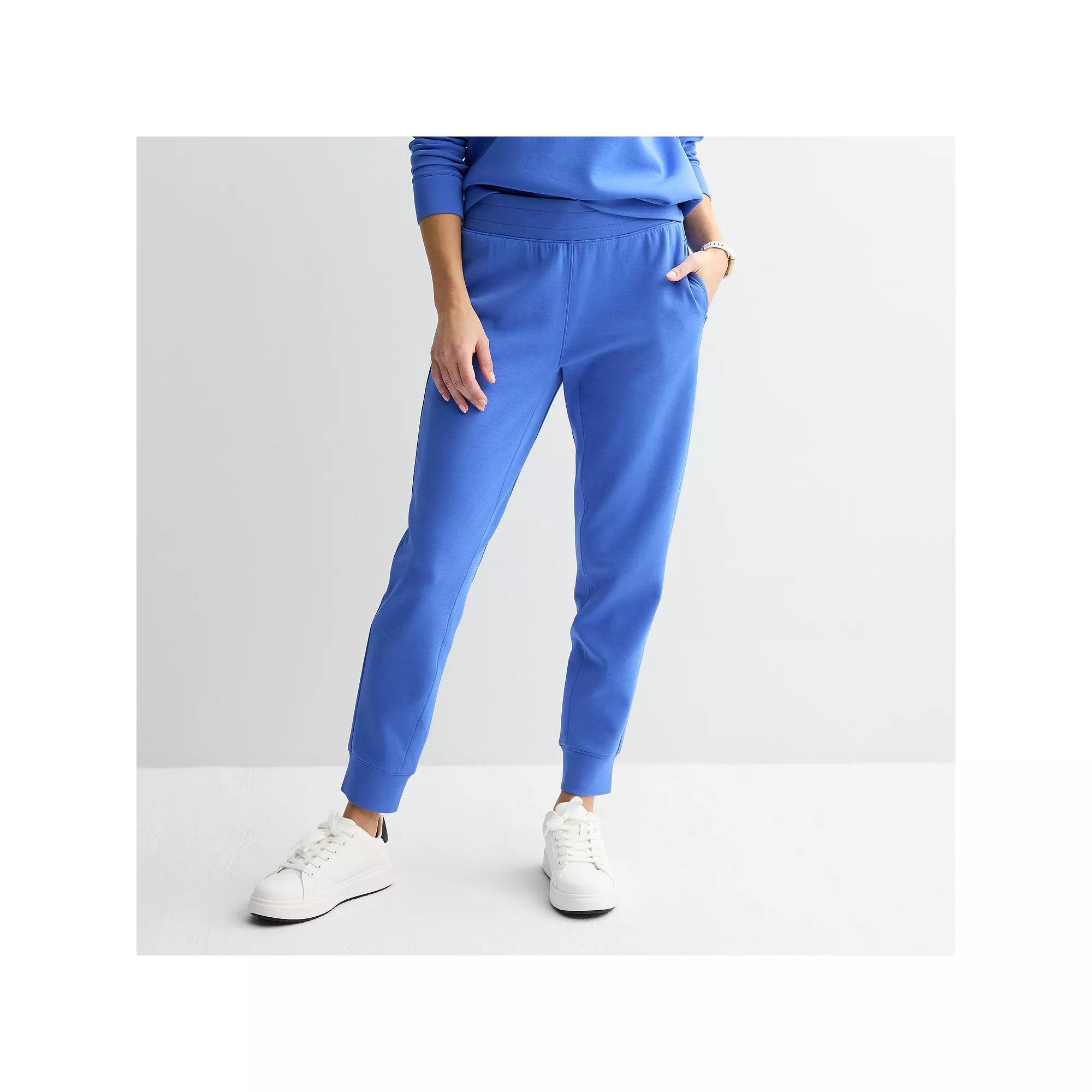 Women's Tek Gear® Ultracomfort Tapered Pants, Size: XL, Tara Blue Product Image
