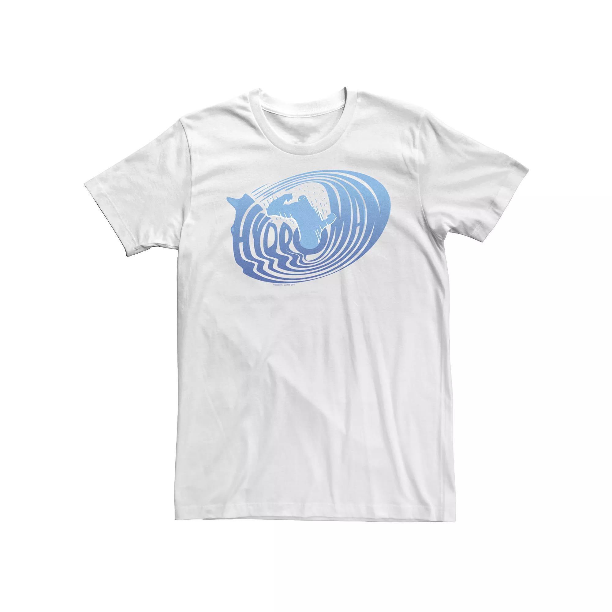 Big & Tall Marvel Spider-Man Far From Home Hydro-Man Swirl Logo Tee, Men's, Size: 4XL Tall, White Product Image