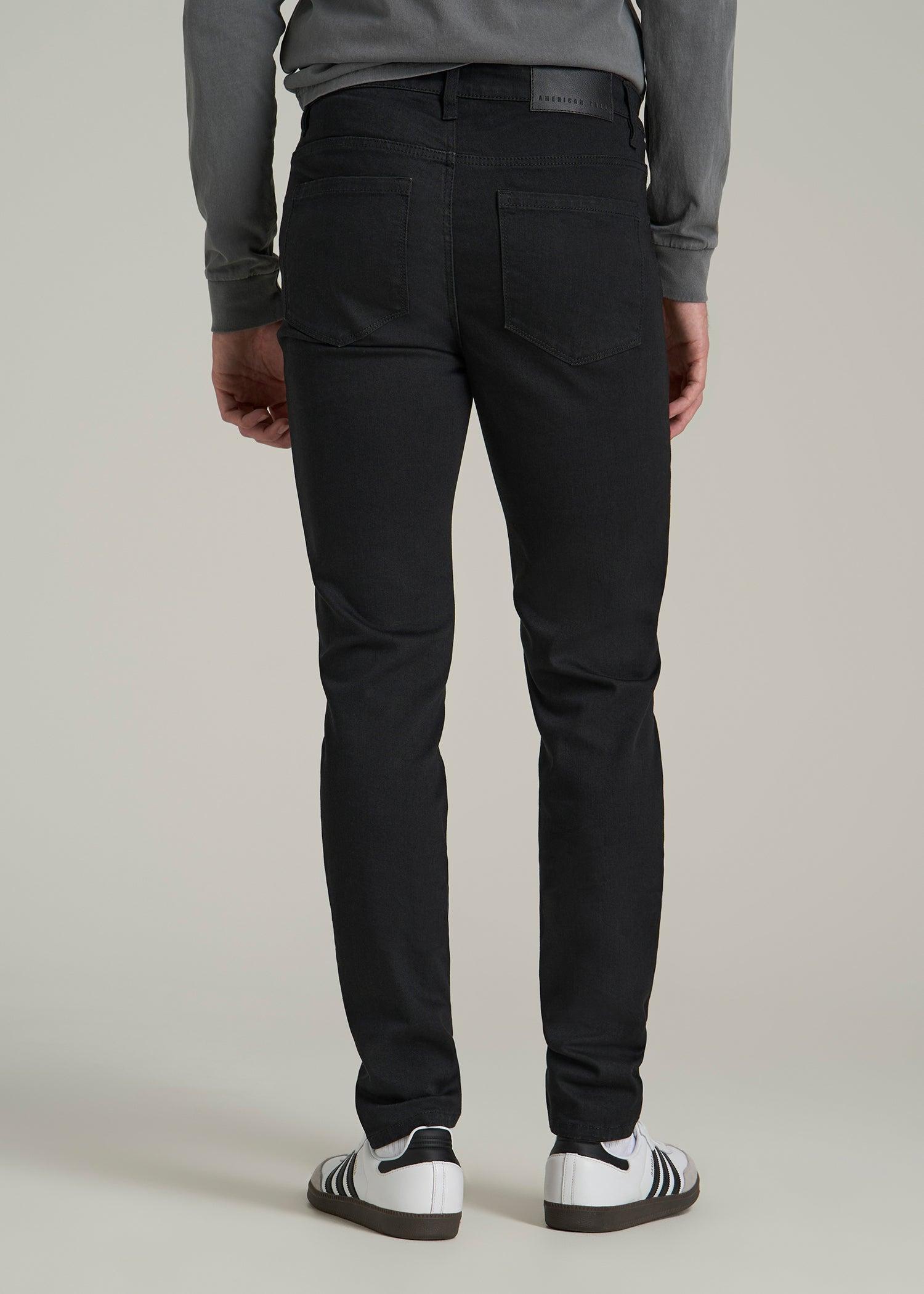 Travis SKINNY Jeans for Tall Men in Black Product Image