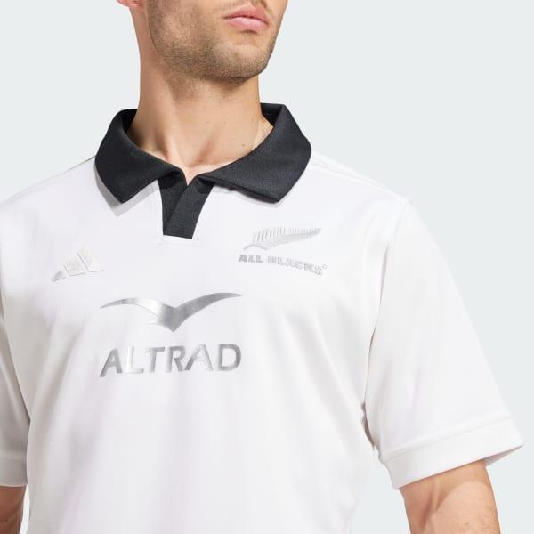 adidas All Blacks Rugby Away Jersey White XL Mens Product Image