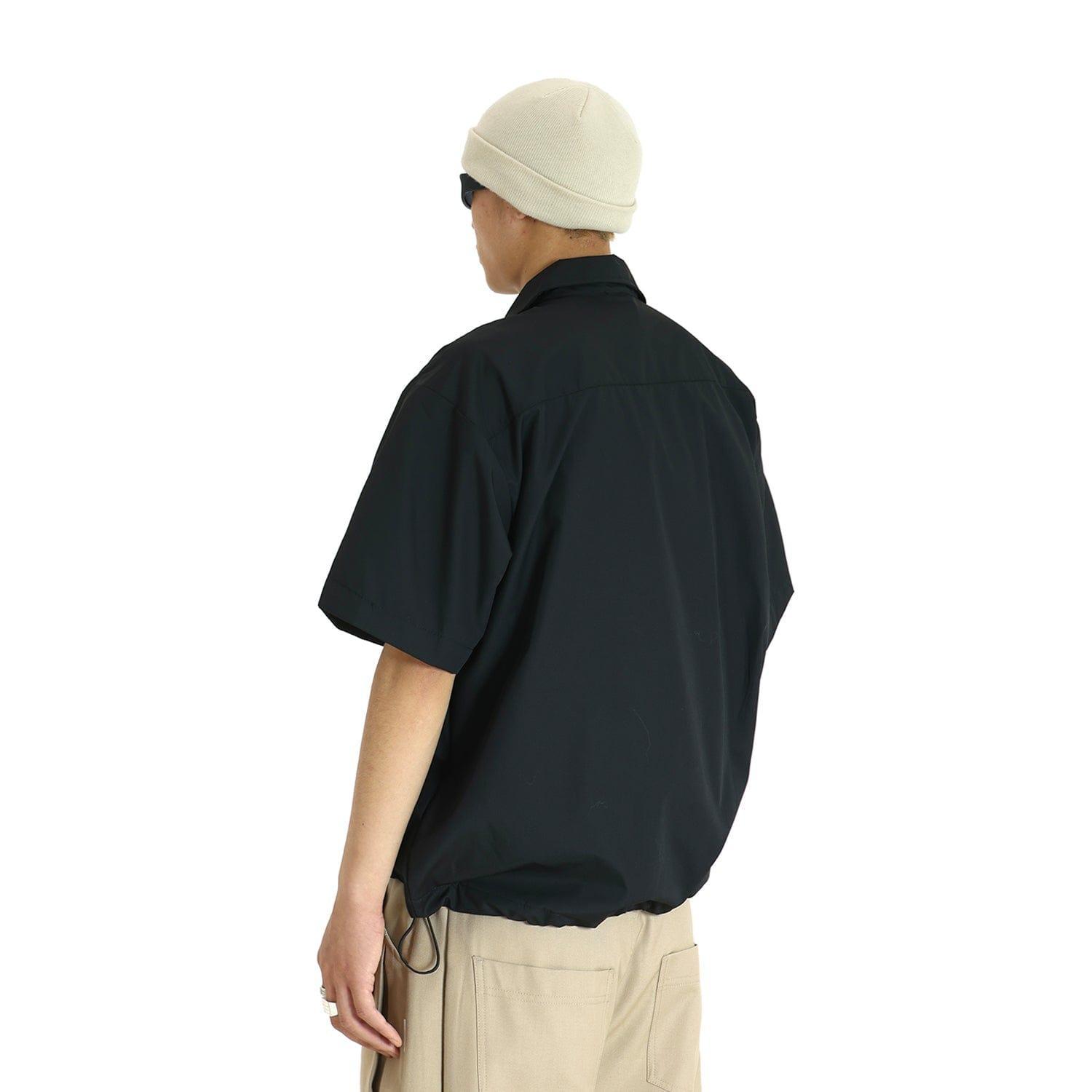 RT No. 9579 BLACK ZIP-UP SHIRT Product Image