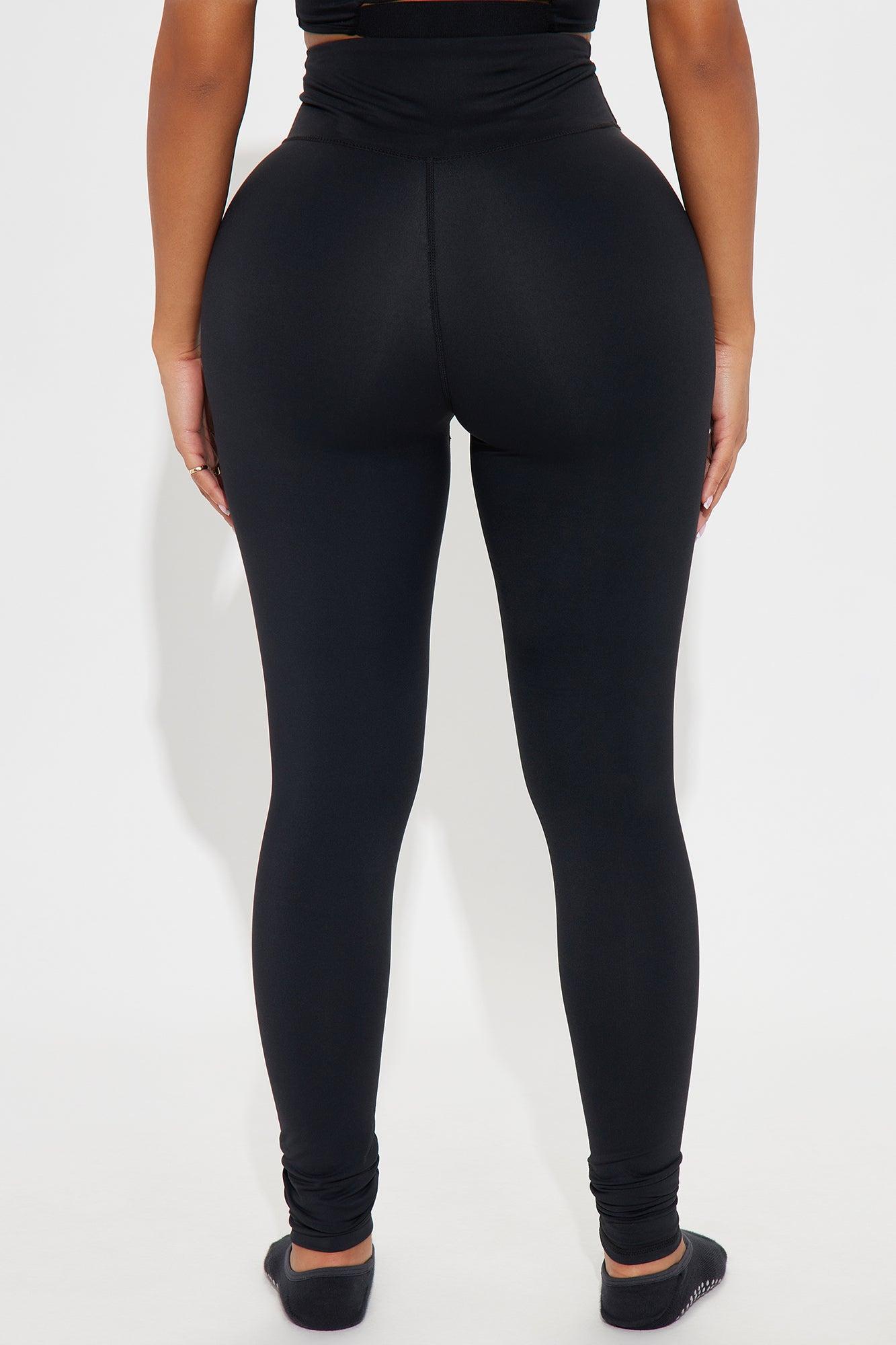 Giselle Twist Active Footie Legging - Black Product Image