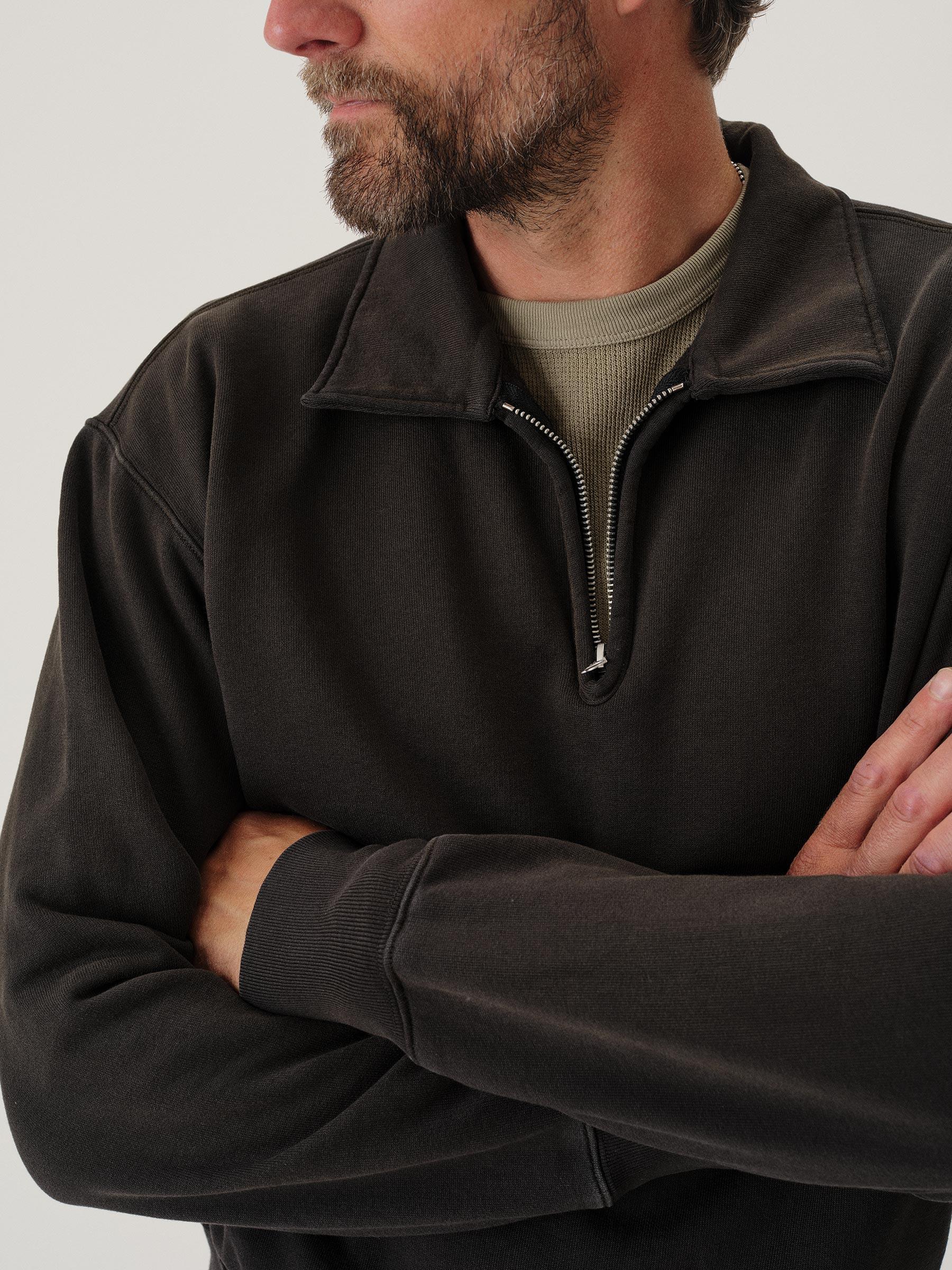 Black Sunfade Welterweight Quarter Zip Product Image