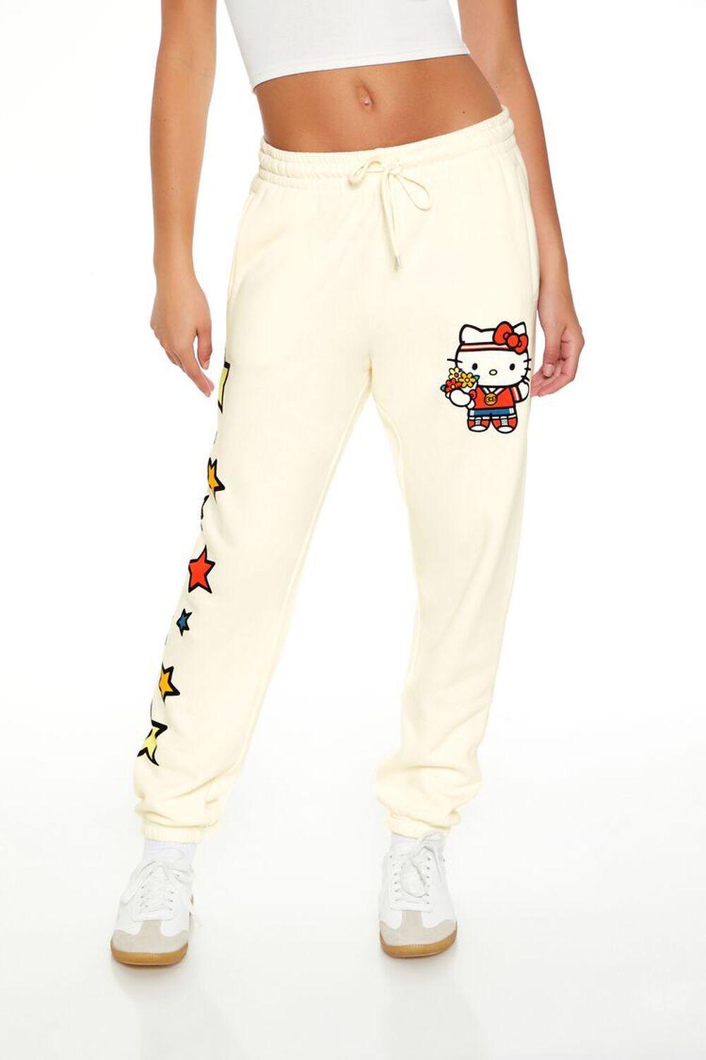 Fleece Hello Kitty Graphic Joggers | Forever 21 Product Image
