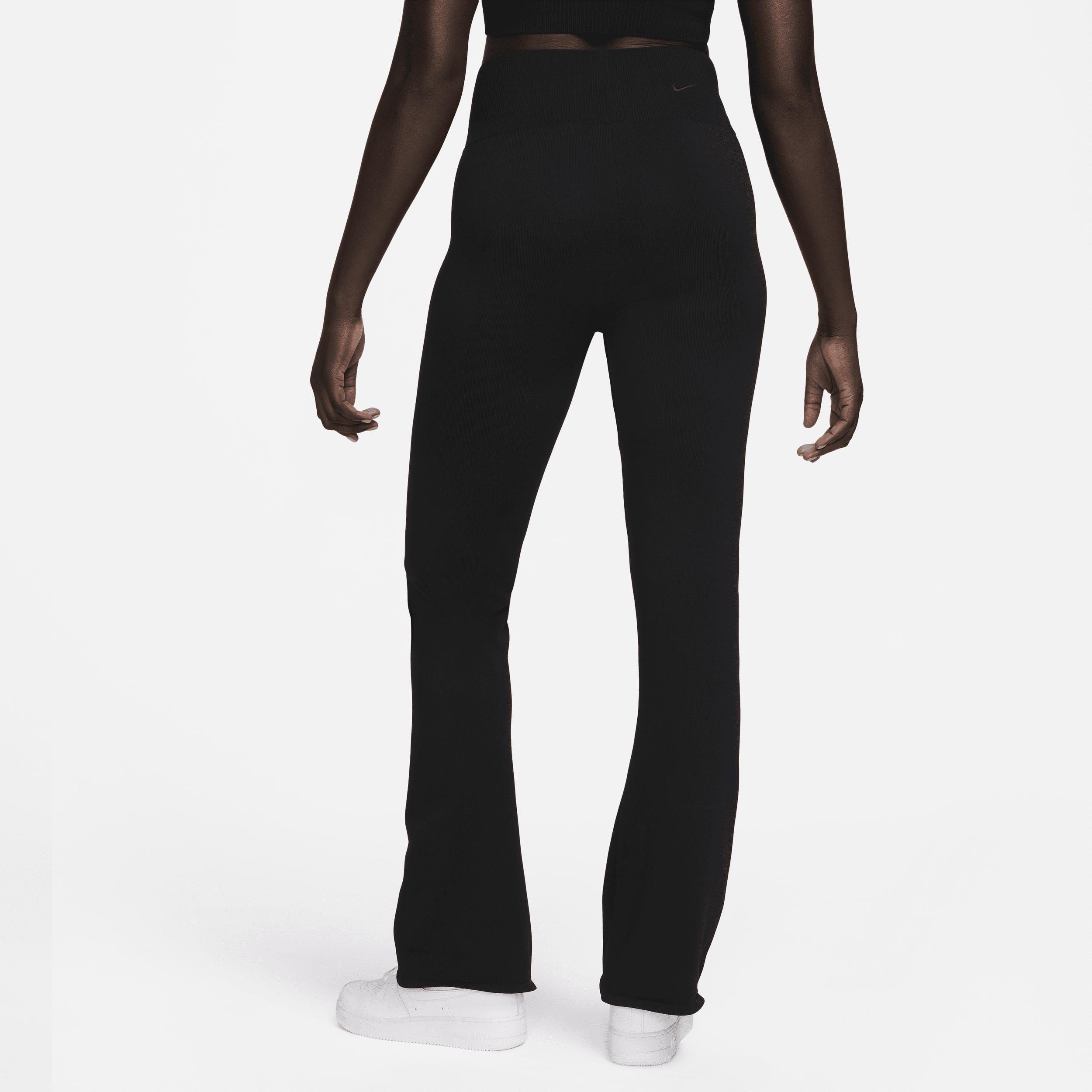 Nike Sportswear Chill Knit Women's Tight High-Waisted Sweater Flared Pants Product Image
