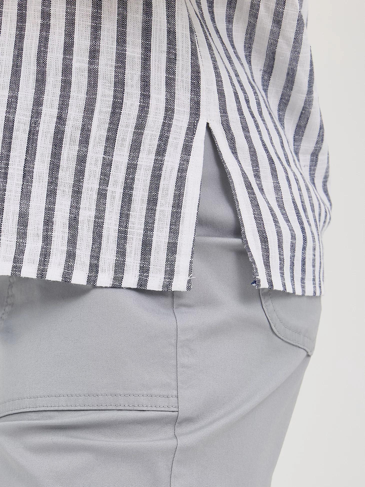 Women's Stripe Linen Button Down Shirt | Women's Tops | Lee® Product Image