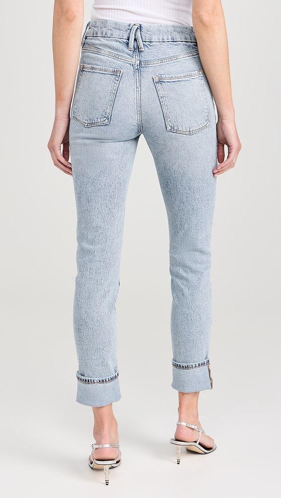 Good American Good Classic Cuffed Jeans | Shopbop Product Image