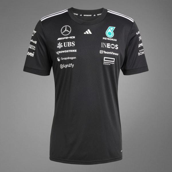 adidas MERCEDES - AMG PETRONAS FORMULA ONE TEAM DRIVER JERSEY Black S Mens Product Image