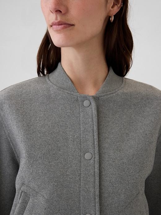 Wool Bomber Jacket Product Image