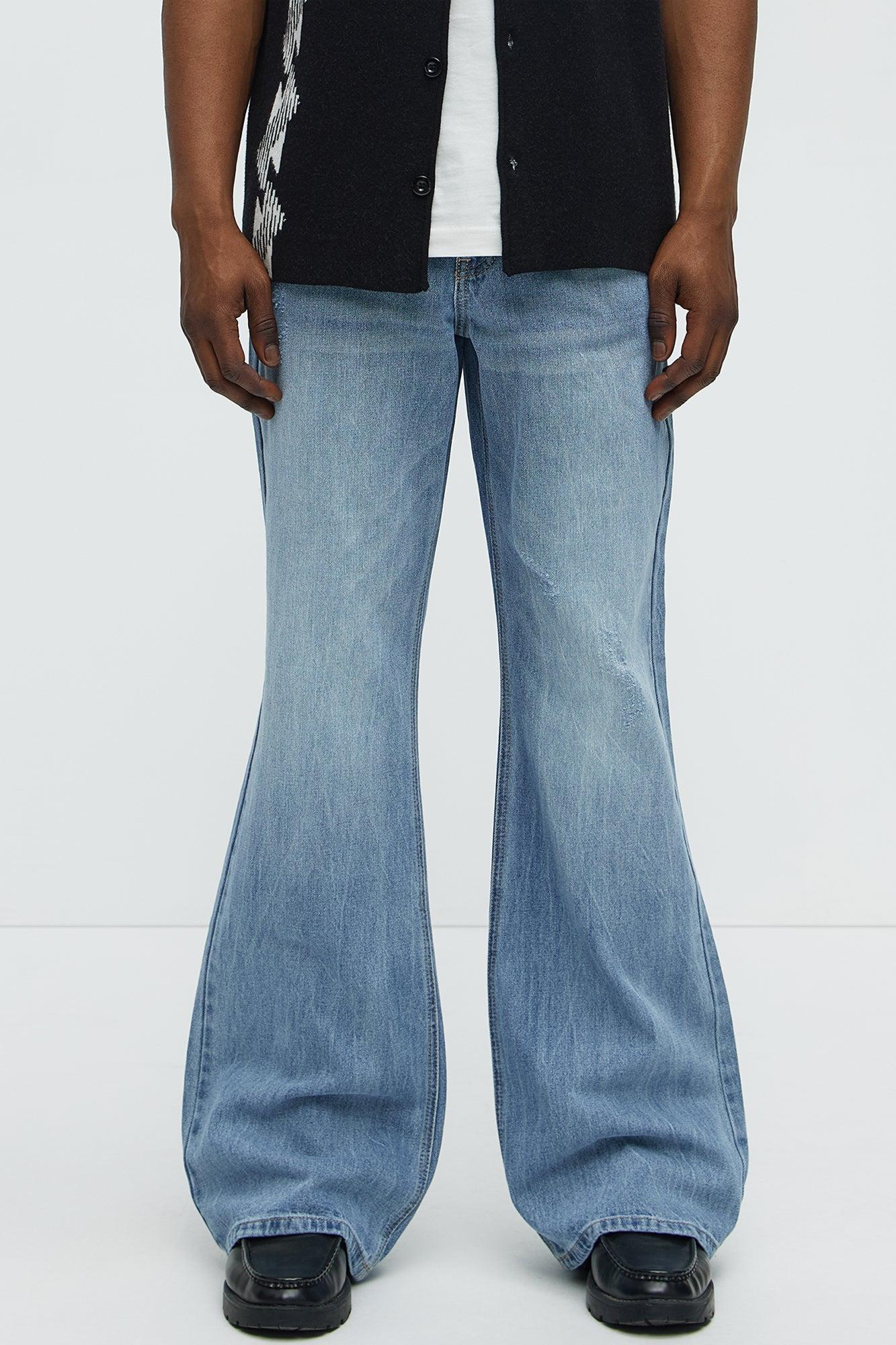 Stacked Slim Flare Make You Look Jeans - Medium Blue Wash Product Image