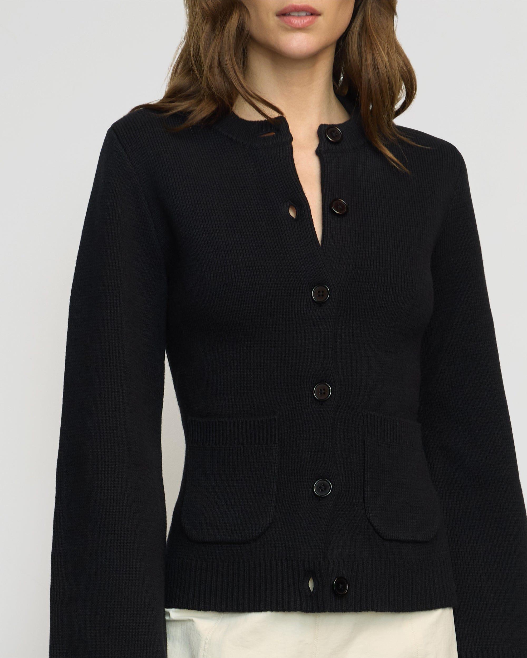 Eames Organic Cotton-Wool Button Cardigan Product Image