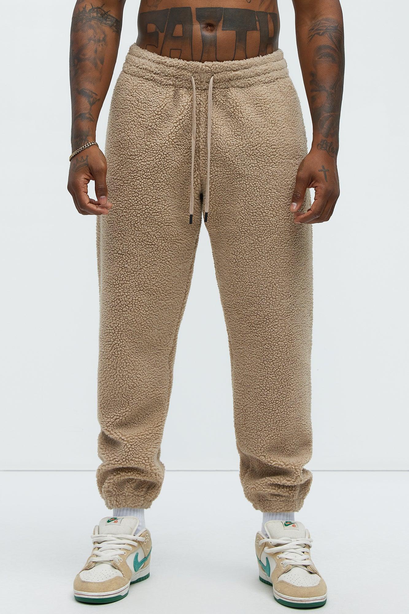Axel Polar Fleece Jogger - Tan Product Image