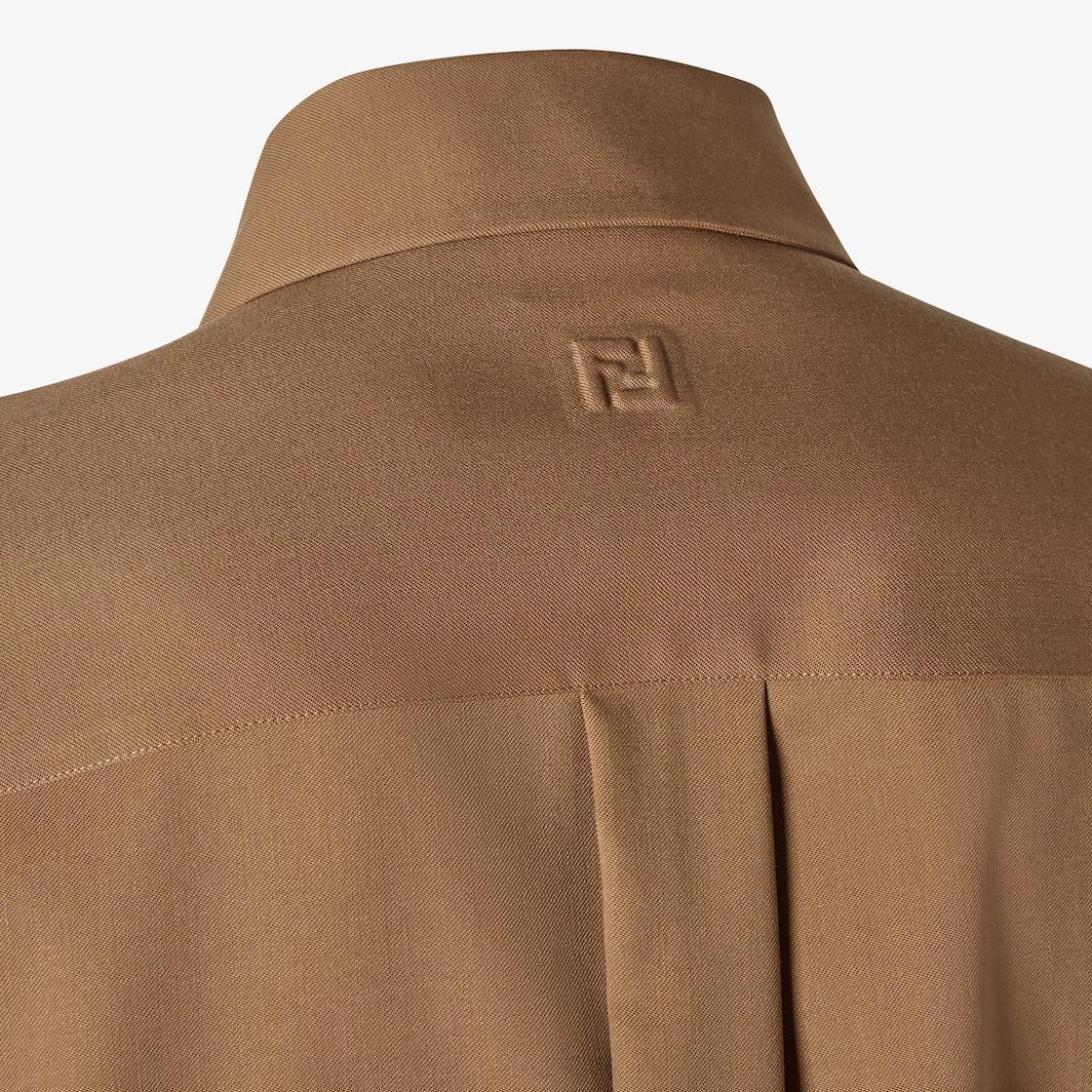 ShirtRust-colored wool shirt Product Image
