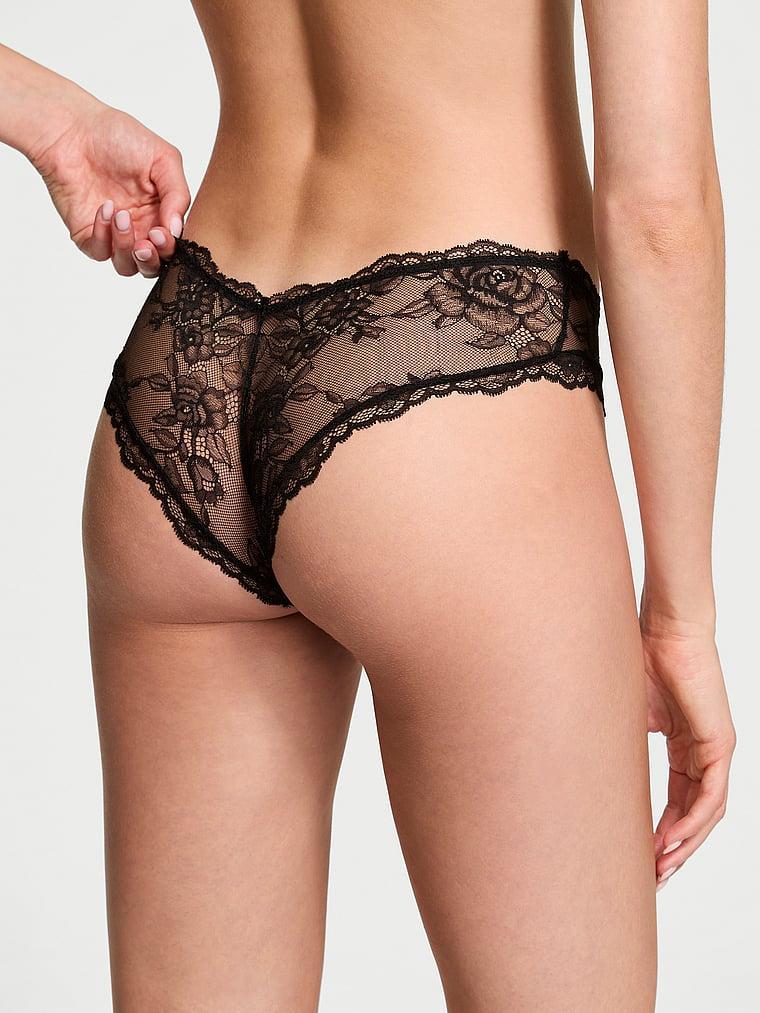 Rose Lace High-Leg Cheeky Panty Product Image