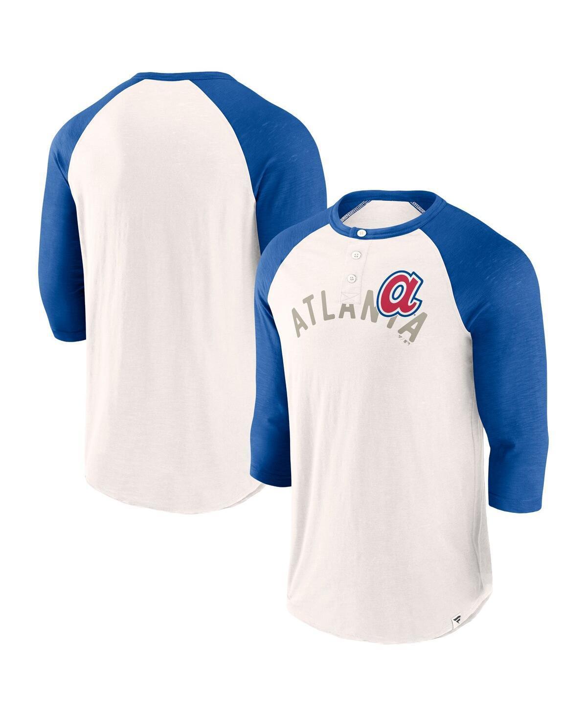 Men's Fanatics Branded White/Navy Chicago White Sox Backdoor Slider Raglan 3/4-Sleeve T-Shirt, Size: 2XL Product Image