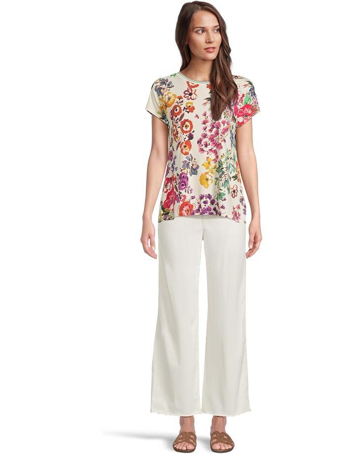 The Janie Favorite Flutter Sleeve Henley Tee Product Image