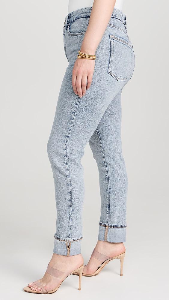 Good American Good Classic Cuffed Jeans | Shopbop Product Image