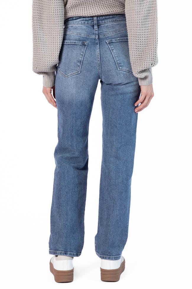 Raleigh Medium Wash Straight Leg Jeans SALE Product Image
