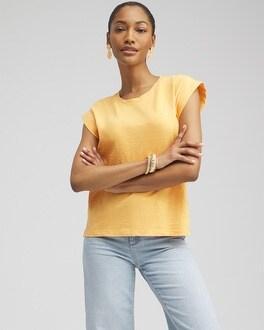 Cap Sleeve Tee Product Image