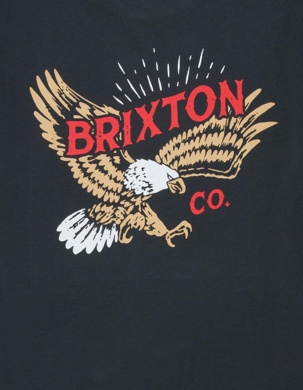 BRIXTON Keller Mens Tee - WASHED BLACK Product Image