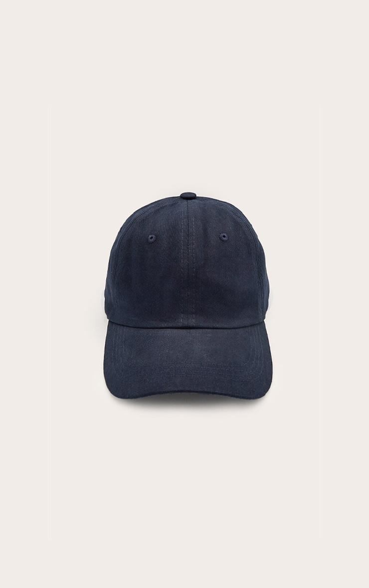 Navy Cotton Cap Product Image
