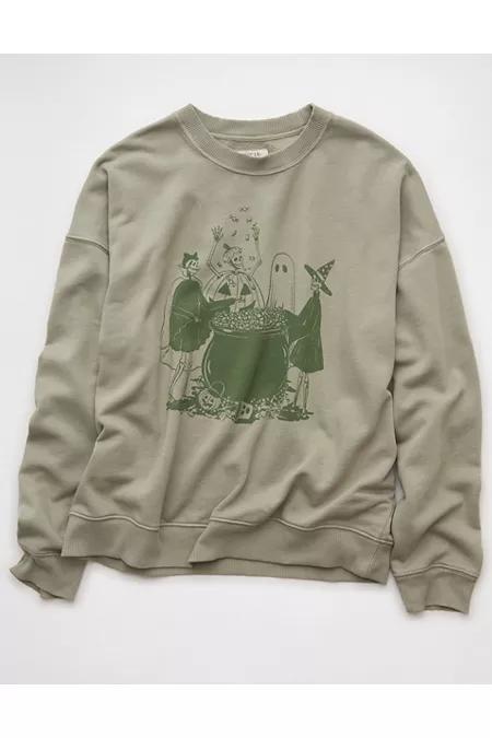AE Halloween Graphic Sweatshirt Women's Product Image