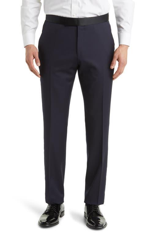 Mens Tuxedo Trousers in Virgin-Wool Serge Product Image