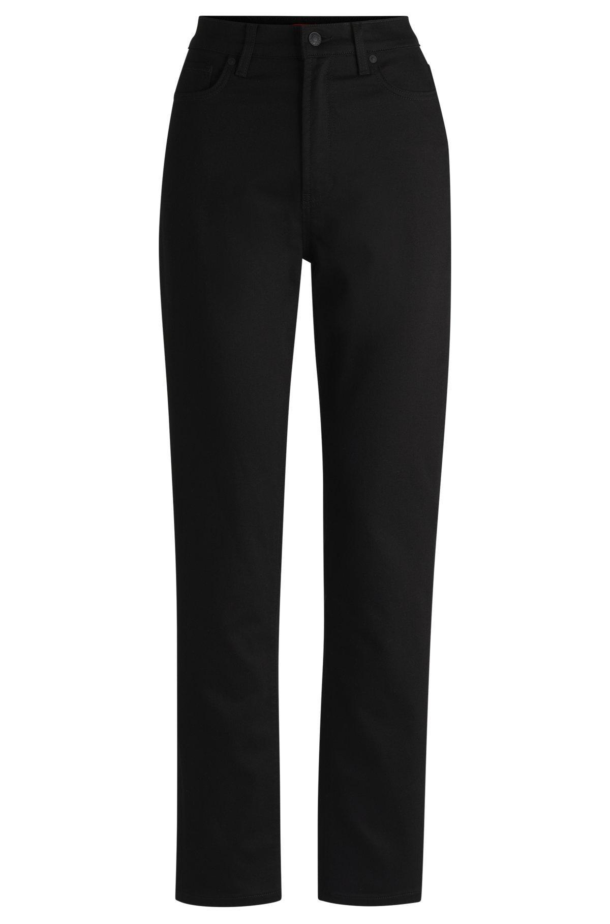 Slim-fit jeans in stay-black stretch denim Product Image