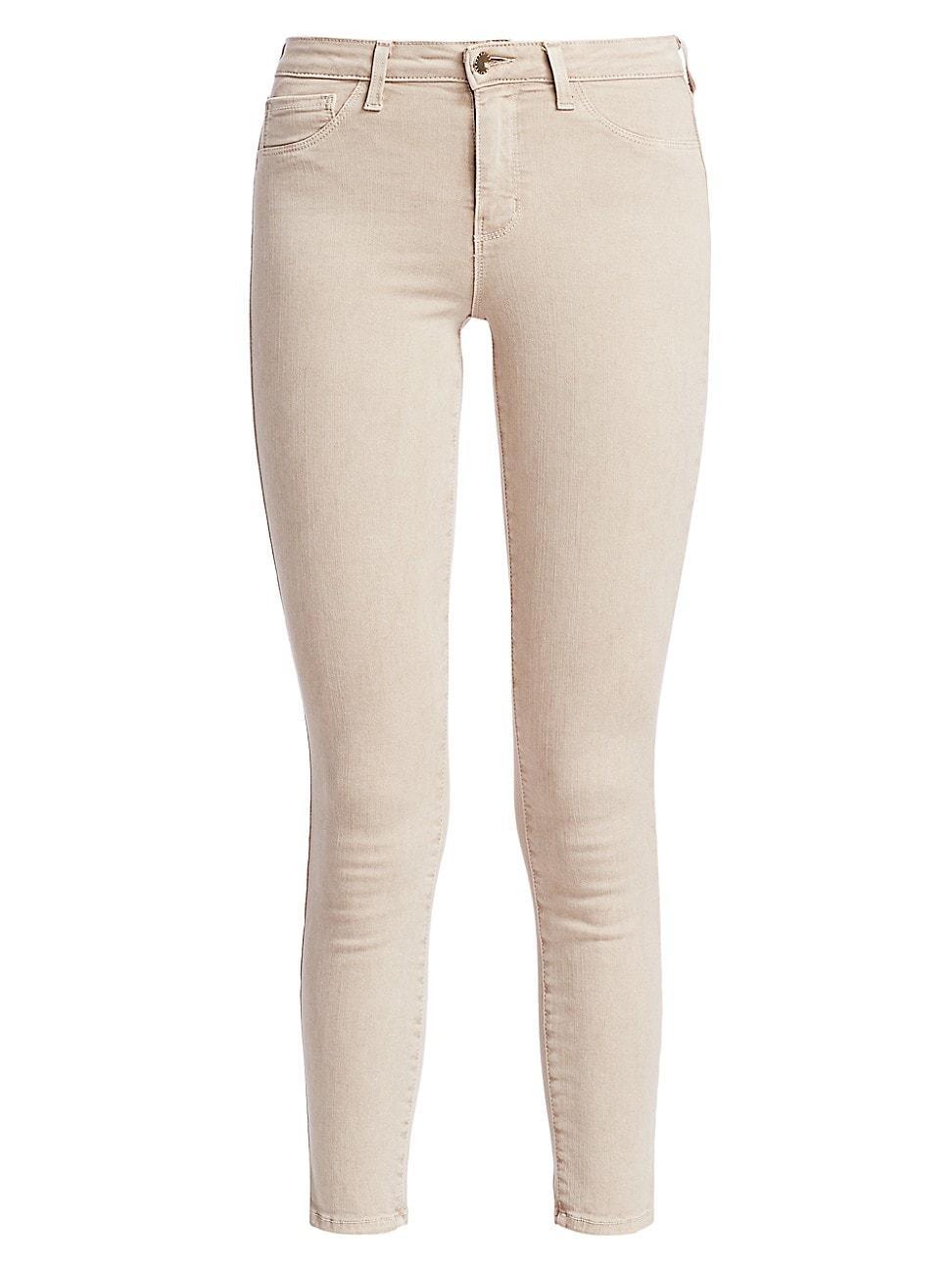 LAgence Margot Cropped Jeans in Blanc Product Image