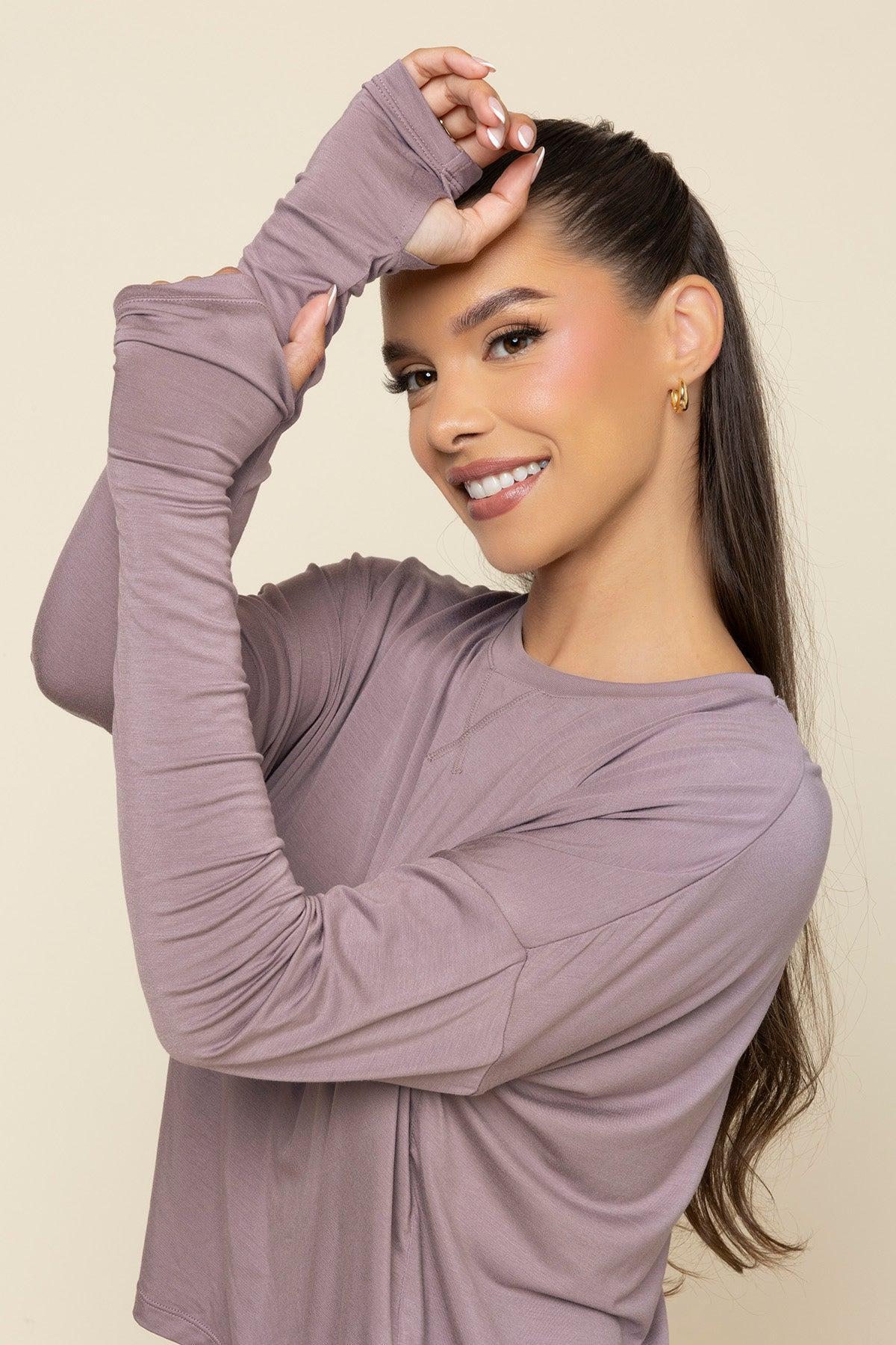 The Perfect Long Sleeve Top - Leaf Green Product Image