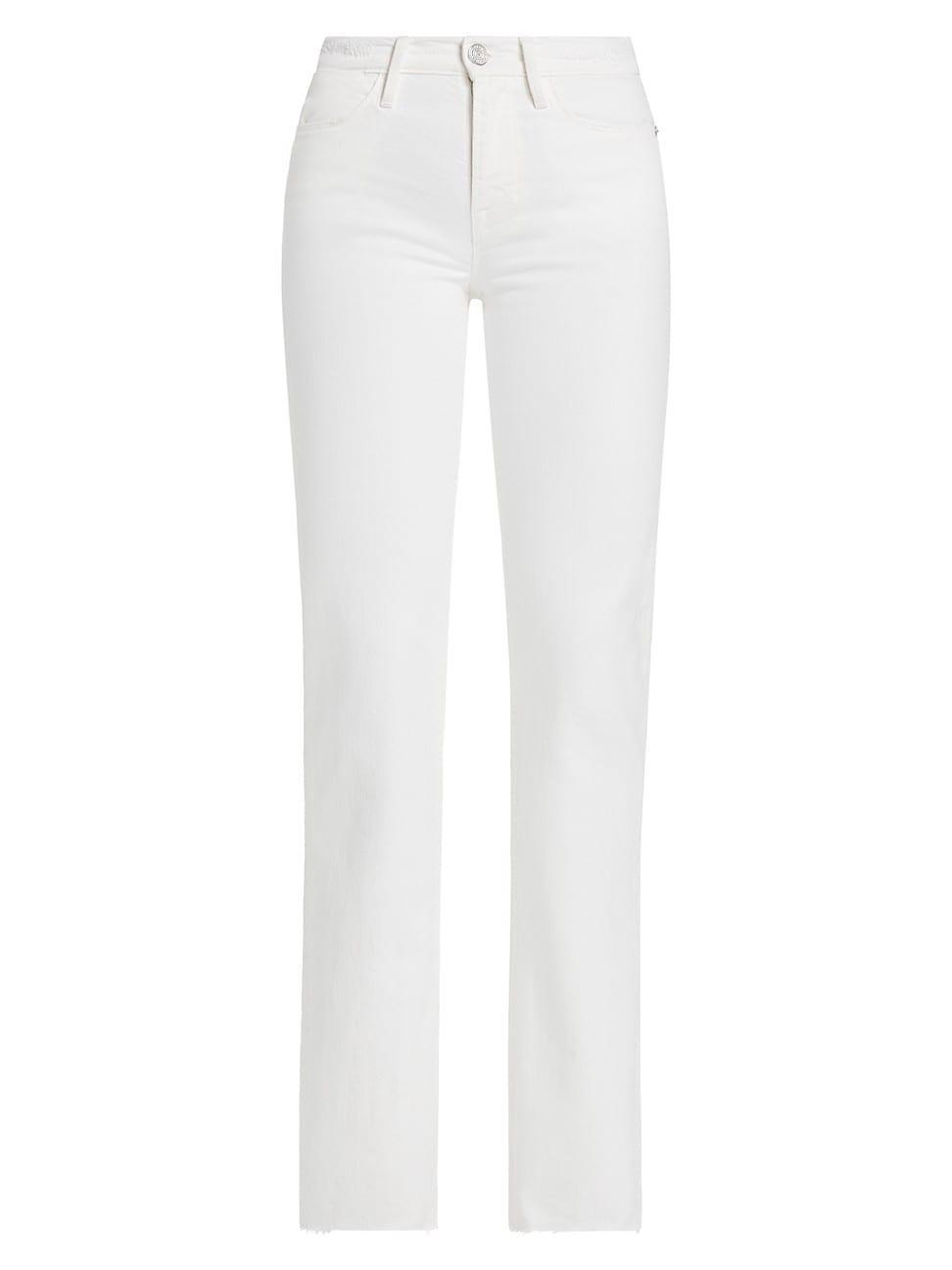 Womens Le Easy Flare Mid-Rise Jeans Product Image