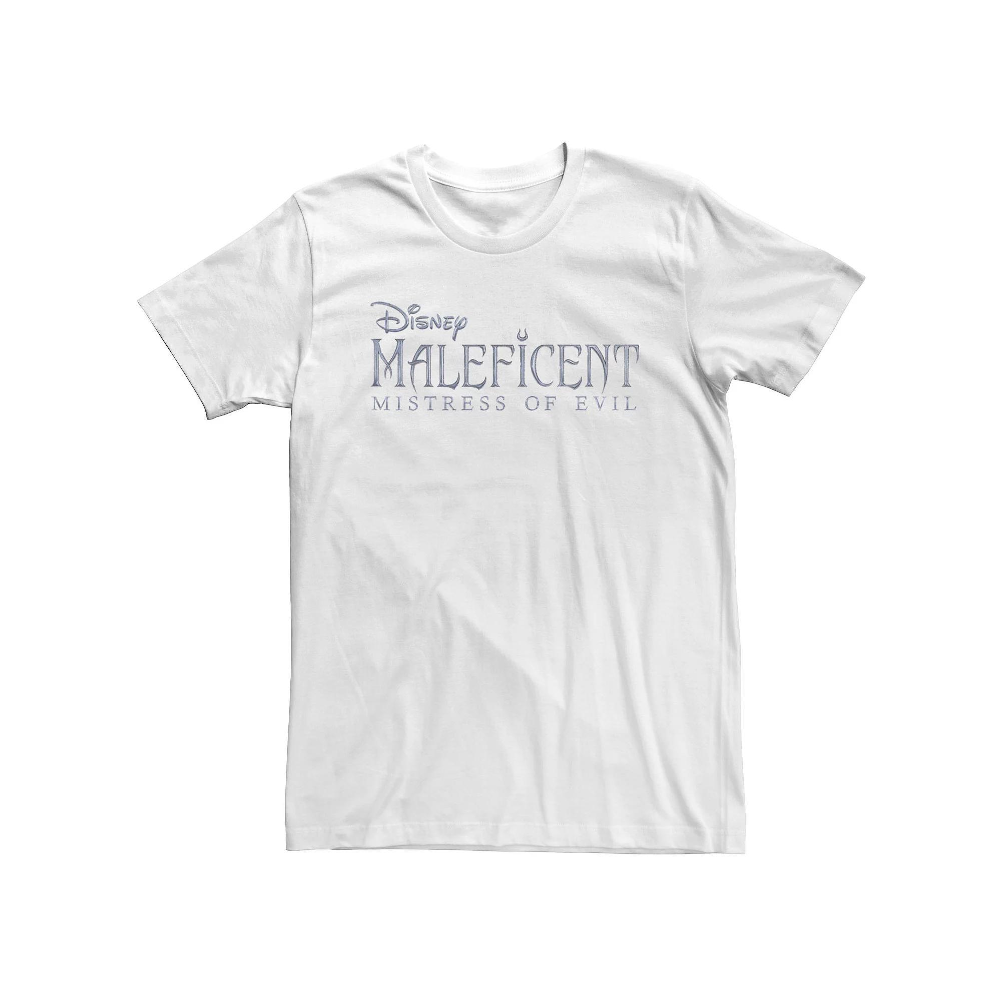 Big & Tall Disney Maleficent Mistress Of Evil Title Logo Tee, Men's, Size: 5XL, White Product Image