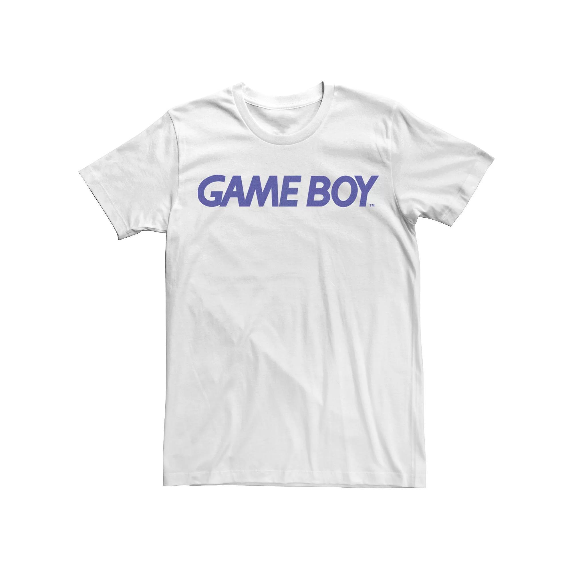Men's Nintendo Gameboy Simple Logo Tee, Size: XL, White Product Image
