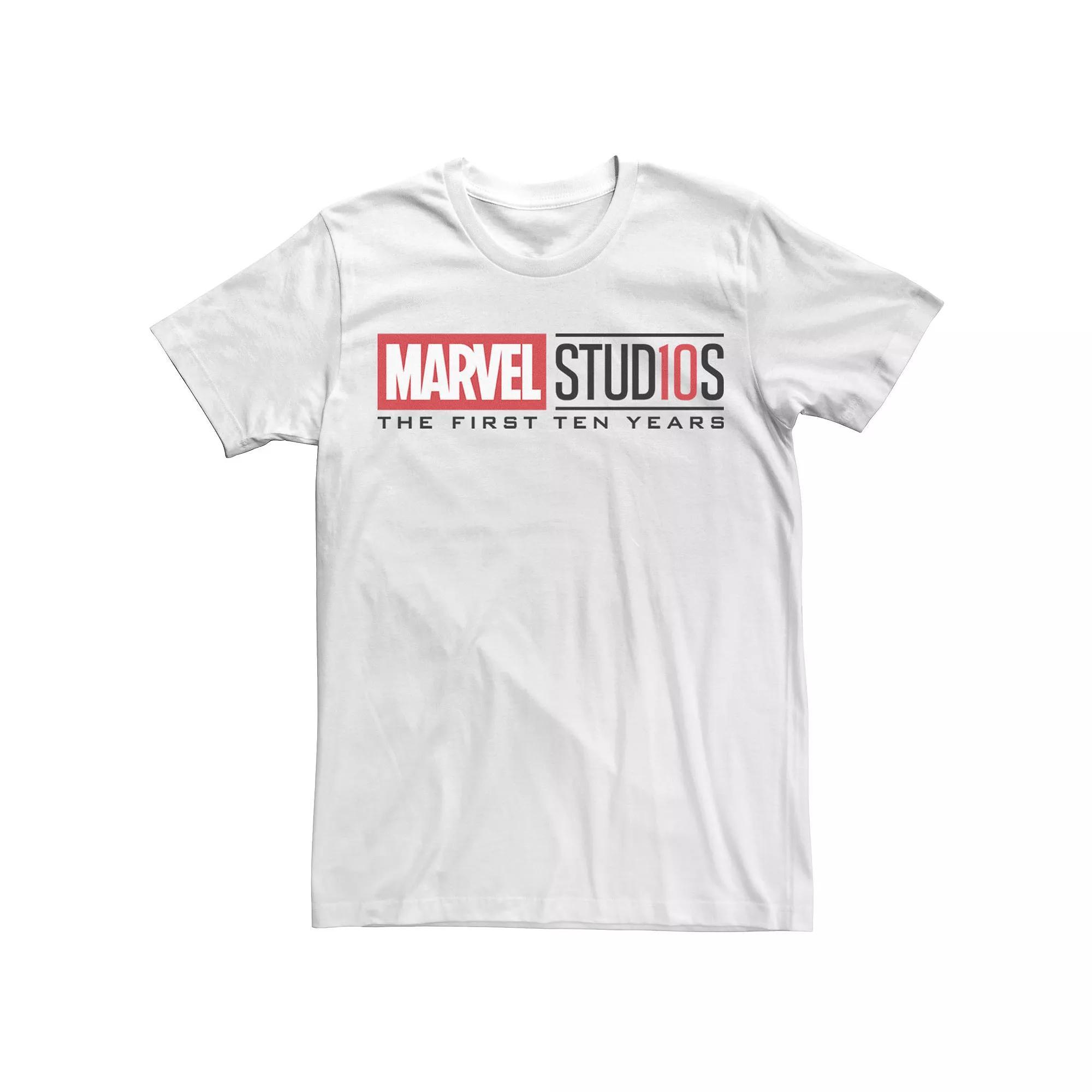 Mens Marvel Studios First Ten Years Logo Graphic Tee Product Image