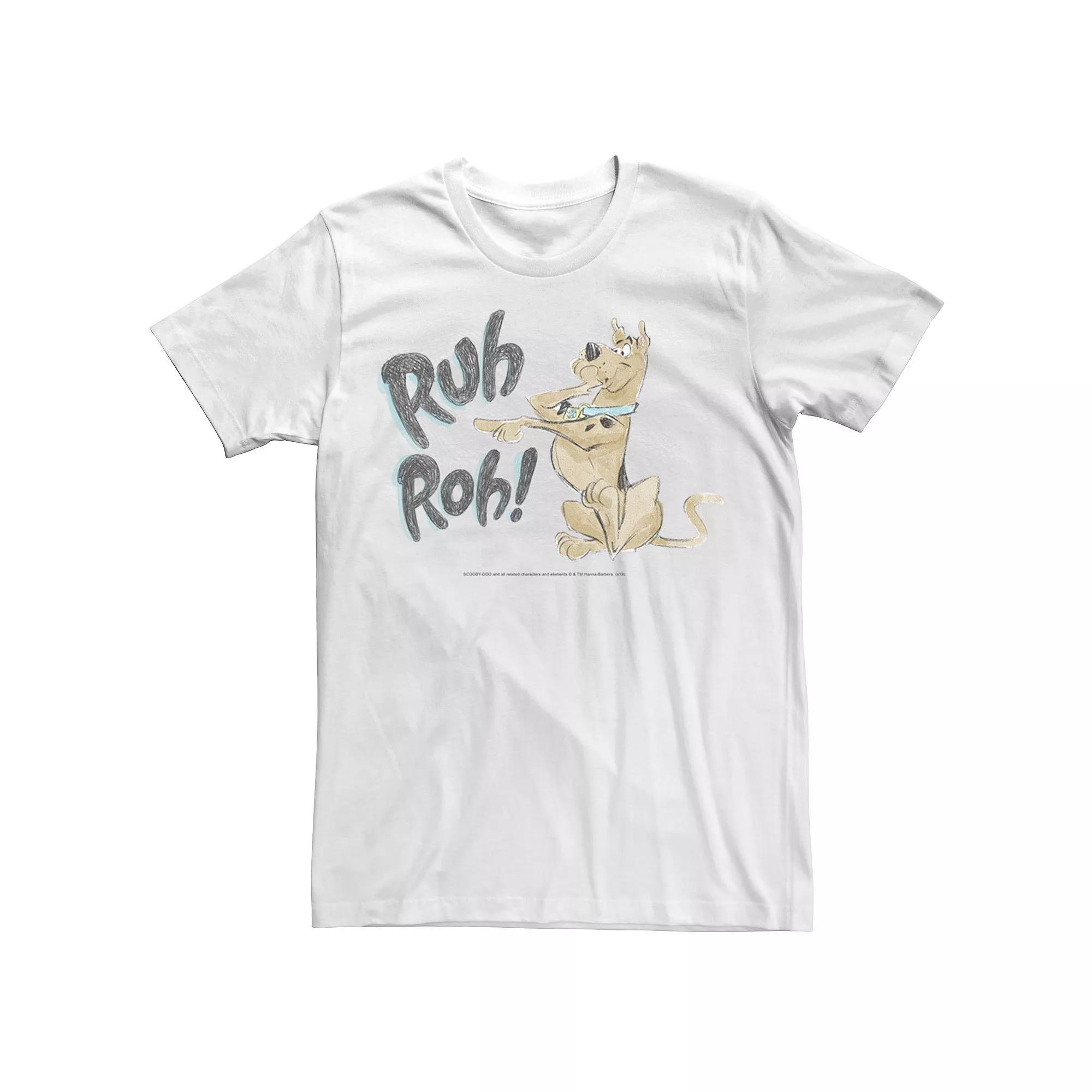 Mens Scooby-Doo Ruh-Roh Sketch Tee Product Image
