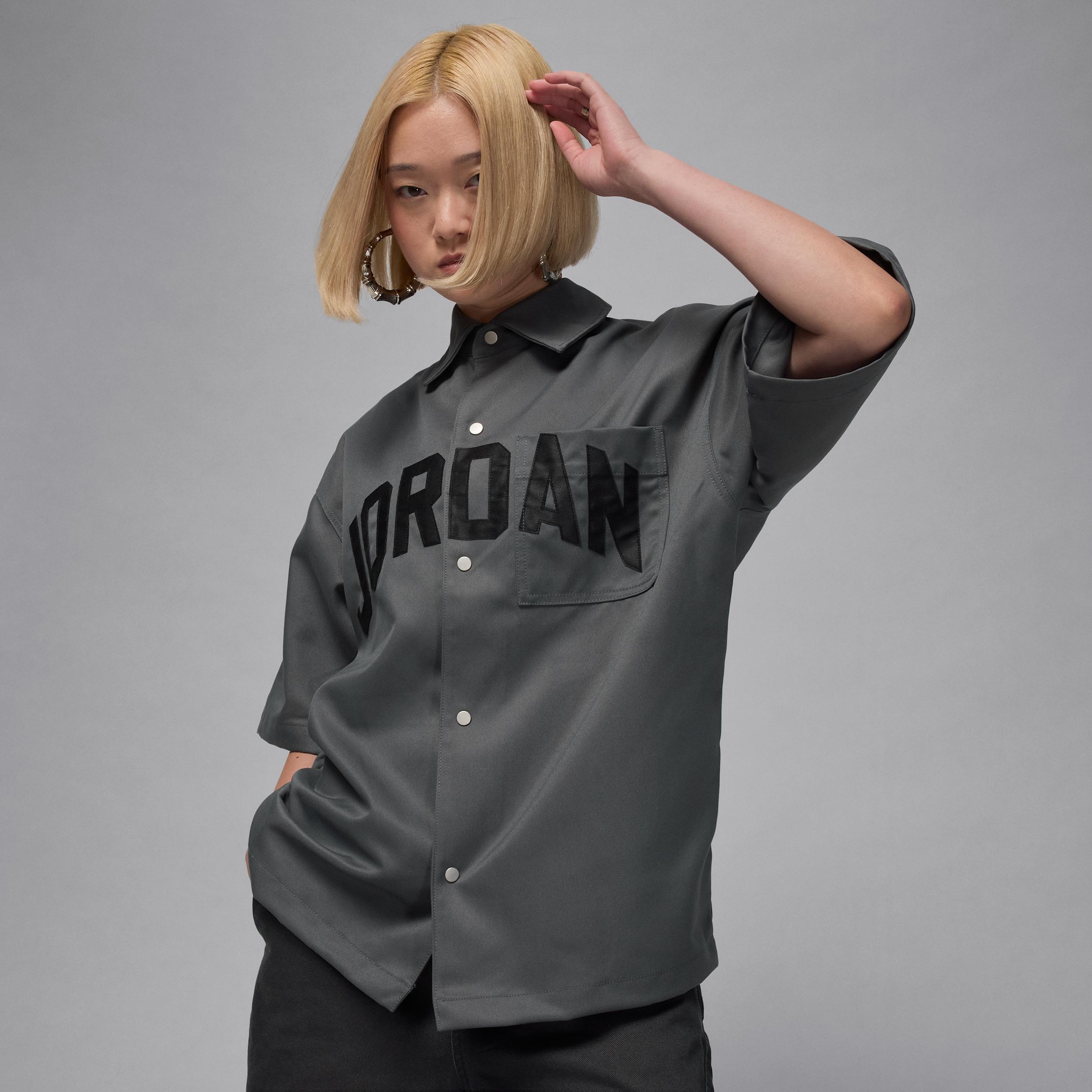 Women's Jordan Flight Woven Short-Sleeve Top Product Image