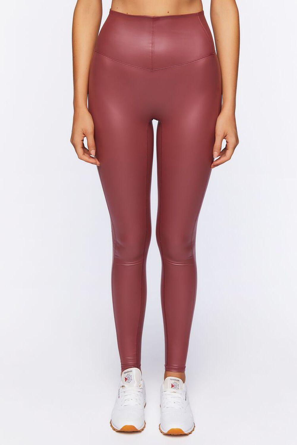 Active Faux Leather Leggings | Forever 21 Product Image