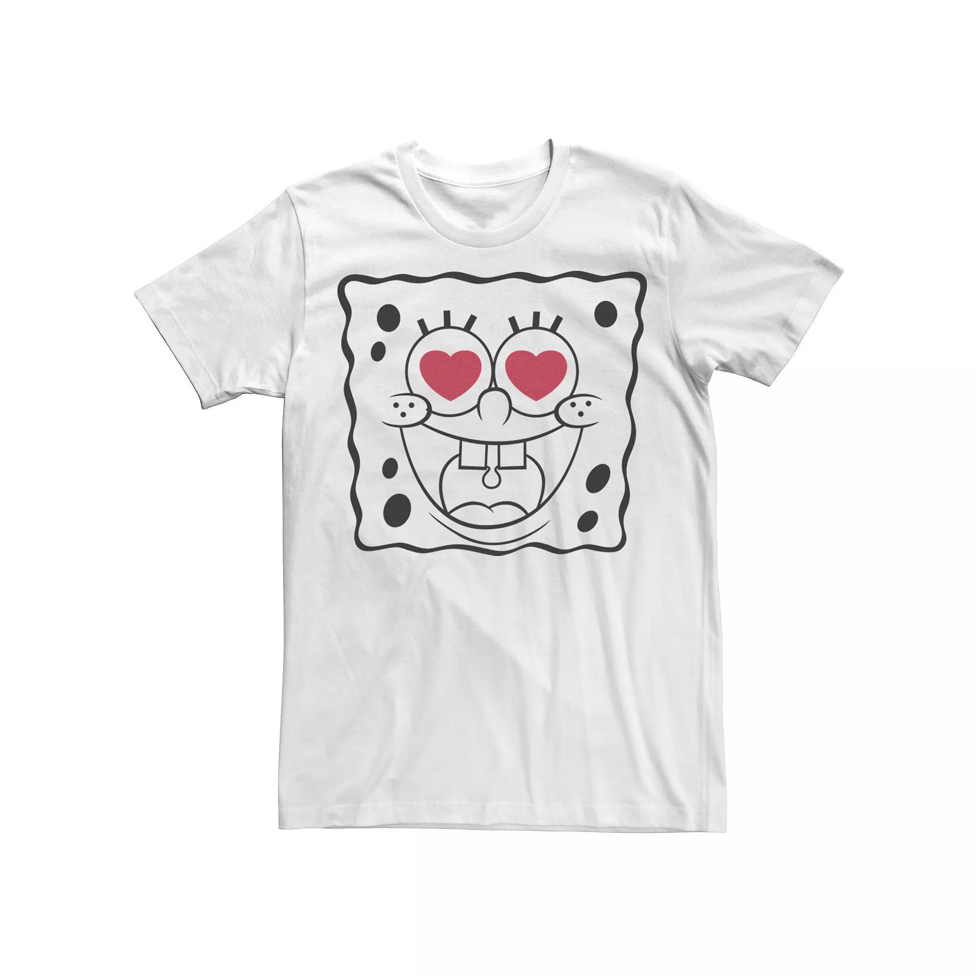 Men's Nickelodeon SpongeBob SquarePants Heart Eyes Graphic Tee, Size: XXL, Light Blue Product Image