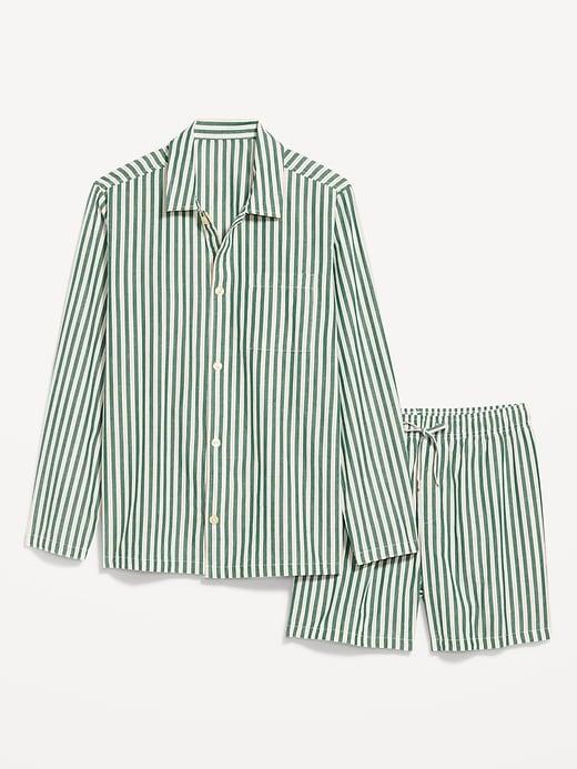 Poplin Pajama Short Set Product Image
