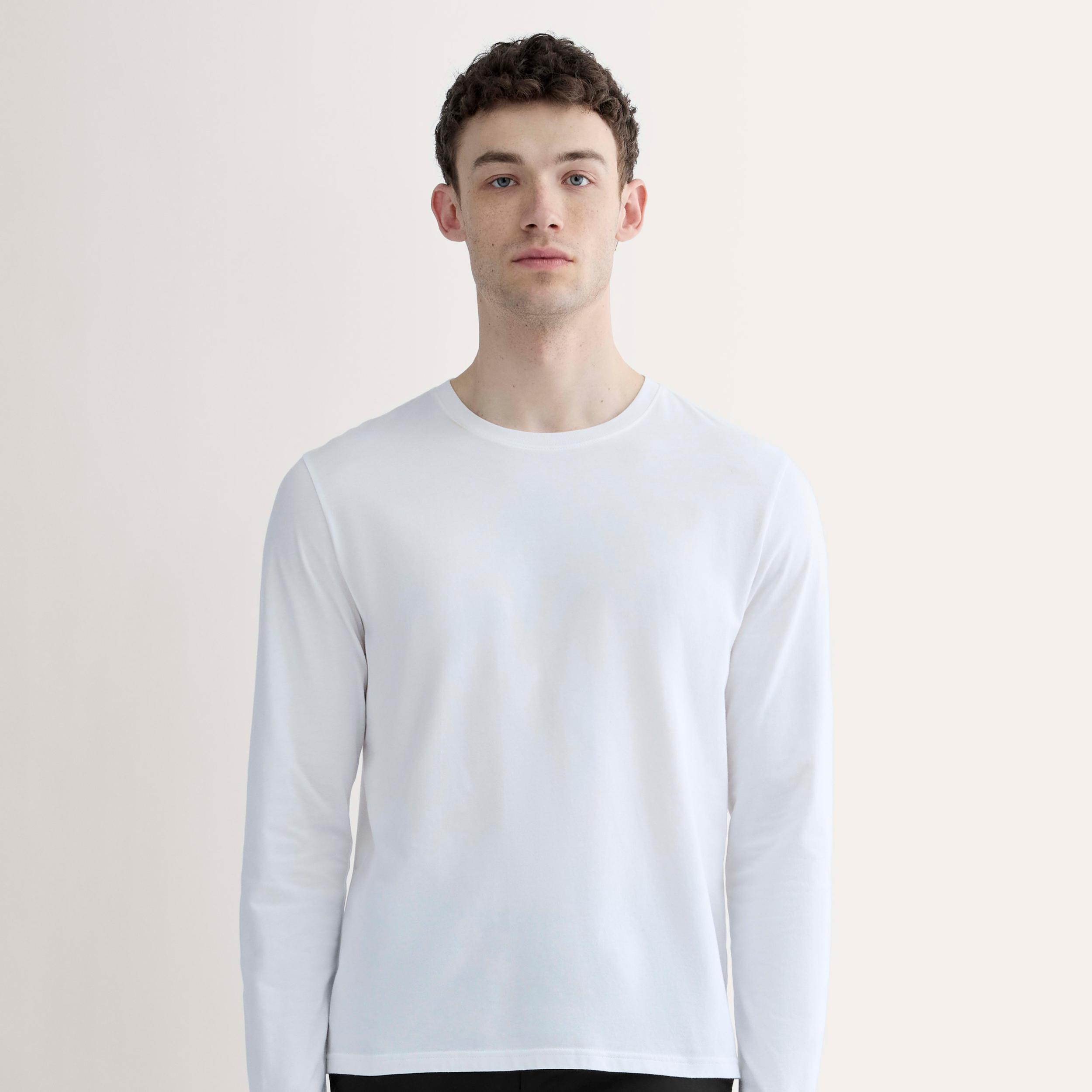 Mens Essential Organic Long-Sleeve T-Shirt by Everlane Product Image