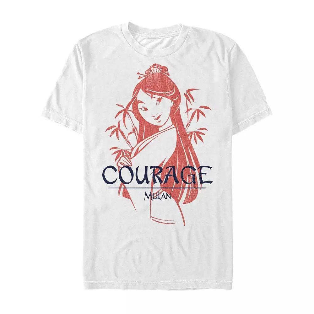 Men's Disney's Mulan Warrior Tee, Size: XXL, White Product Image